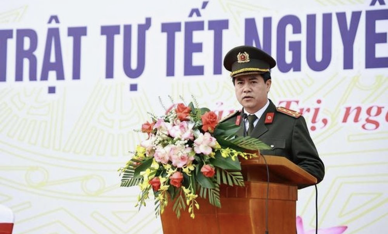 Đại tá Nguyễn Đức Hải, Giám đốc Công an tỉnh Quảng Trị, phát lệnh ra quân tấn công trấn áp tội phạm.