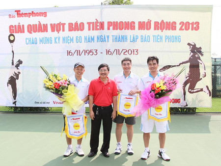 Đồng giải ba đôi nam thuộc về báo Tiền Phong, Cty TNHH Khí đốt Gia Định