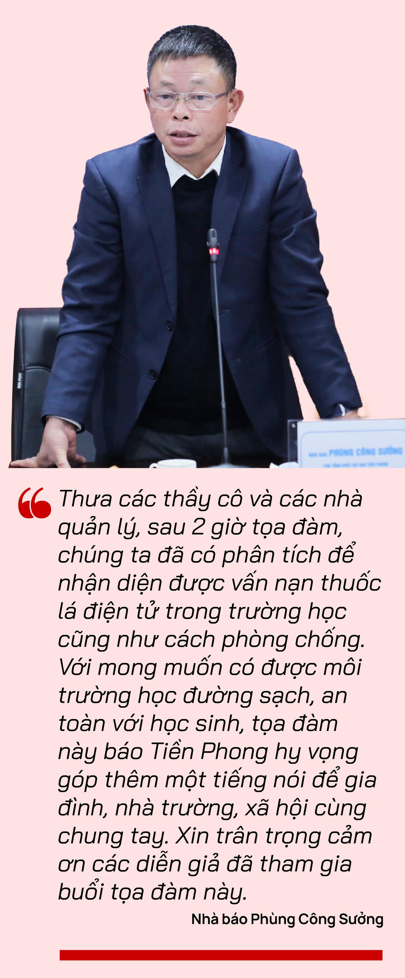 [TỌA ĐÀM] Thuốc lá điện tử trong trường học: Nhận diện và phòng chống ảnh 20