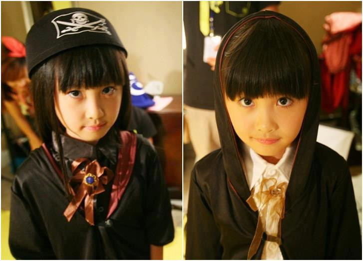 Hình ảnh hai thiên thần khi còn nhỏ.