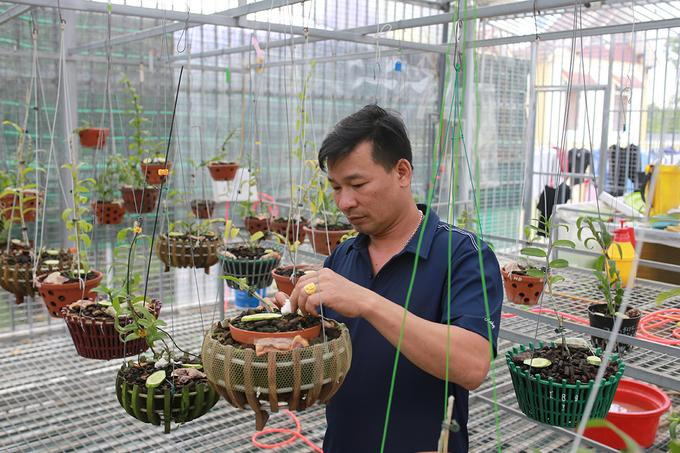 Anh Trần Văn Tài, khu phố Cả, thị trấn Hàng Trạm. Ảnh: Tất Định. Anh Trần Văn Tài, khu phố Cả, thị trấn Hàng Trạm. Ảnh: Tất Định.