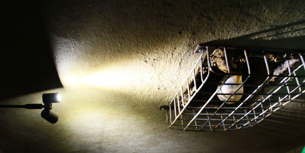 Đèn điện chiếu sáng được lắp đặt phục vụ du khách tìm hiểu lịch sử