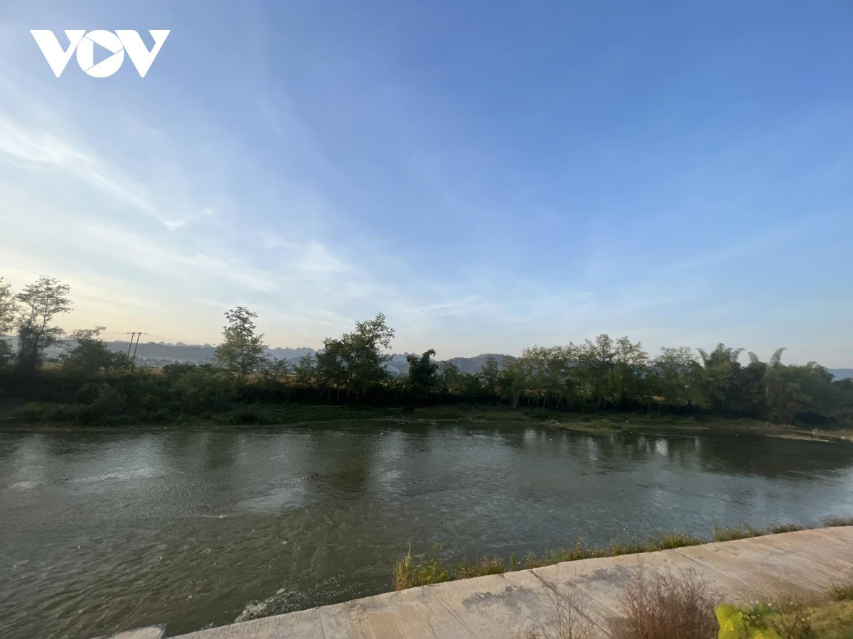 Đoạn sông xảy ra vụ đuối nước thương tâm. Ảnh: VOV.