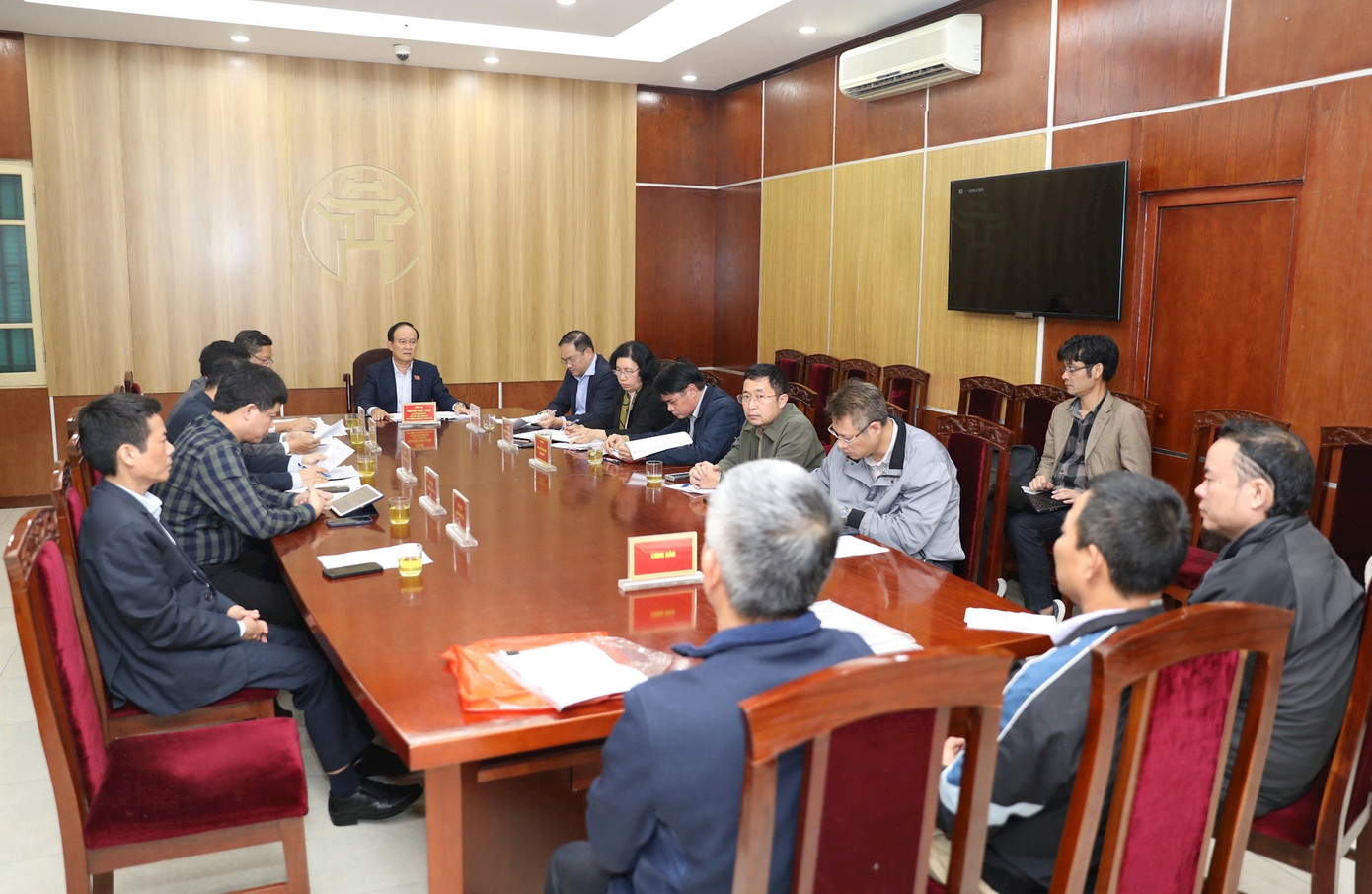 Chủ tịch HĐND TP. Hà Nội Nguyễn Ngọc Tuấn tiếp công dân, chiều 17/1.