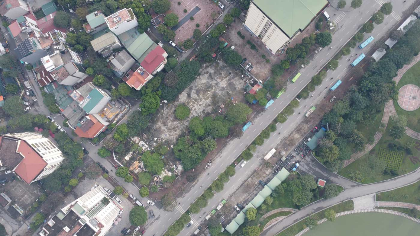 Vị trí lô đất của Công ty AIC bị thu hồi (ảnh: Vĩnh Hoàng).