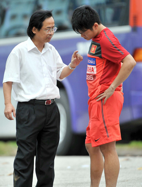 Văn Quyến và lần trở lại ĐT Quốc gia năm 2010. Ảnh: Quang Minh. Văn Quyến và lần trở lại ĐT Quốc gia năm 2010. Ảnh: Quang Minh