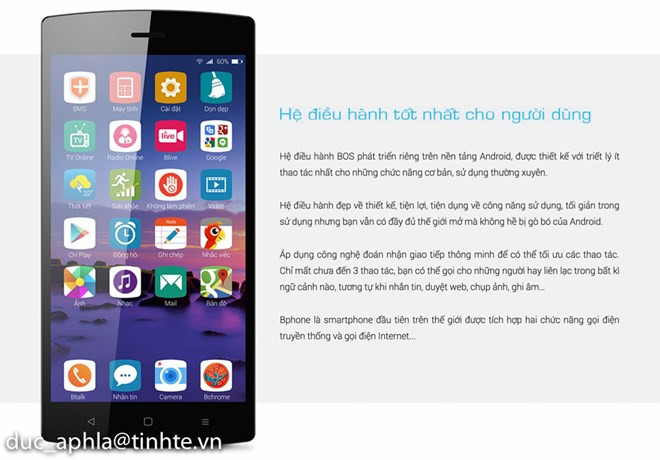 Giá Bphone mạ vàng đắt ngang iPhone 6 Plus ảnh 47