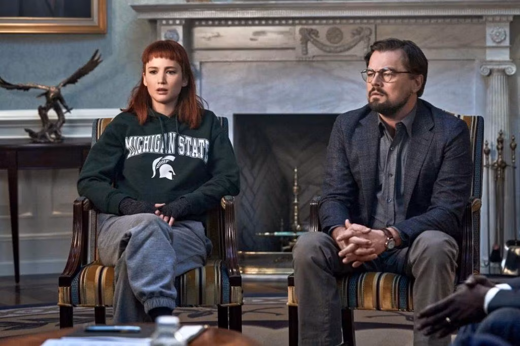 Được đưa tin là bộ phim hài mà cả hai đều không thể từ chối, "Don't Look Up" hiện đang làm mưa làm gió trong cộng đồng mê phim. - Nguồn: Internet.