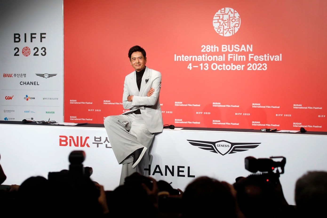 Ở tuổi 68, Châu Nhuận Phát coi nhẹ việc sống chết. Ảnh: Laineygossip.