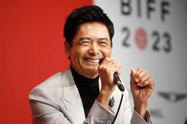 Châu Nhuận Phát tham gia họp báo ngày 5/10. Ảnh: HK01.