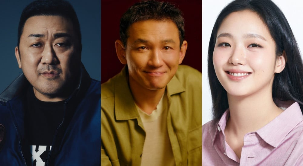 Ma Dong Seok, Hwang Jung Min và Kim Go Eun (trái qua phải) lần lượt giữ 3 thứ hạng cao nhất trong top 10 diễn viên hàng đầu Hàn Quốc năm 2024. Ma Dong Seok, Hwang Jung Min và Kim Go Eun (trái qua phải) lần lượt giữ 3 thứ hạng cao nhất trong top 10 diễn viên hàng đầu Hàn Quốc năm 2024.