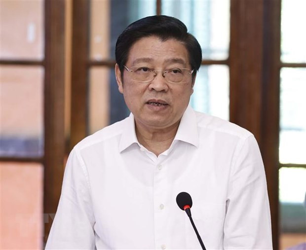 Trưởng ban Nội chính Trung ương Phan Đình Trạc. (Ảnh: Thống Nhất/TTXVN) Trưởng ban Nội chính Trung ương Phan Đình Trạc. (Ảnh: Thống Nhất/TTXVN)