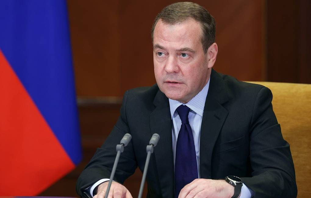 Phó Chủ tịch Hội đồng An ninh Nga Dmitry Medvedev. Ảnh: Tass
