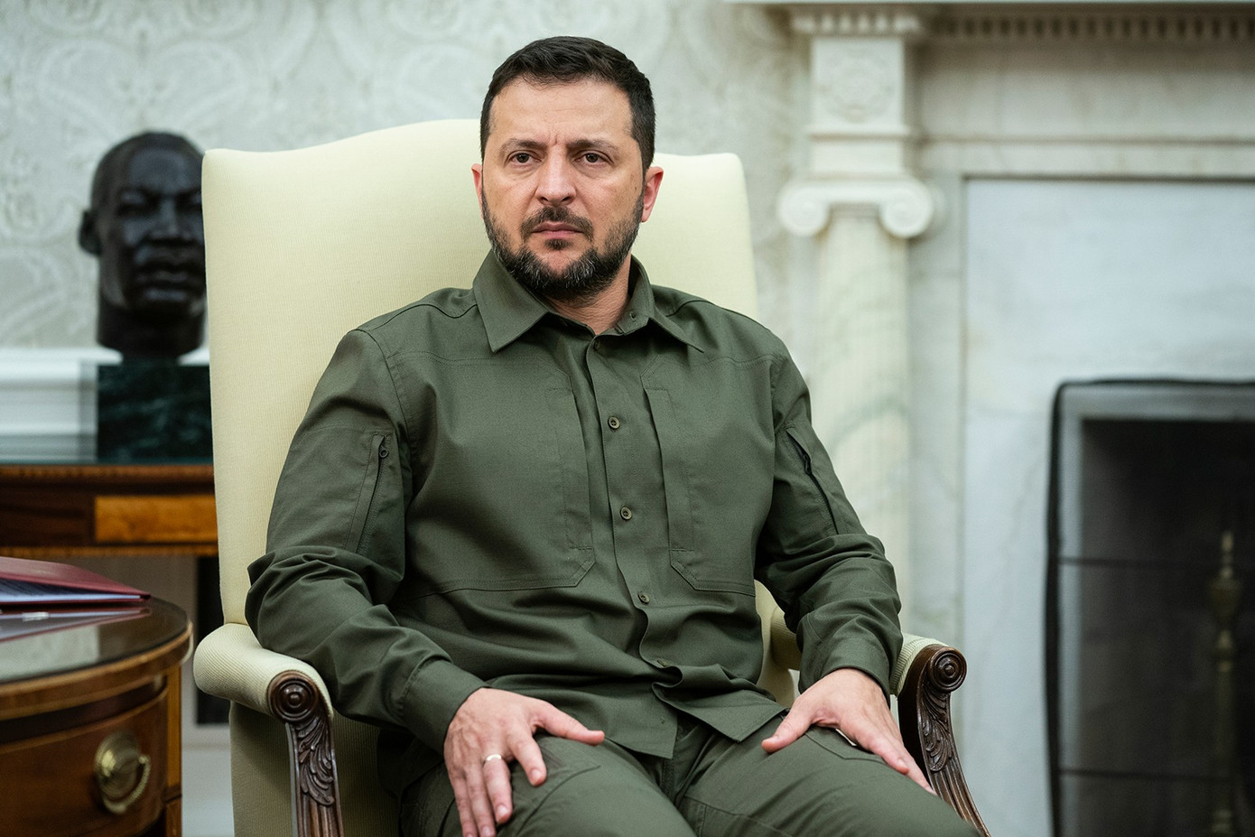 Tổng thống Ukraine Zelensky thăm Nhà Trắng hôm 21/9. Ảnh: AP Tổng thống Ukraine Zelensky thăm Nhà Trắng hôm 21/9. Ảnh: AP