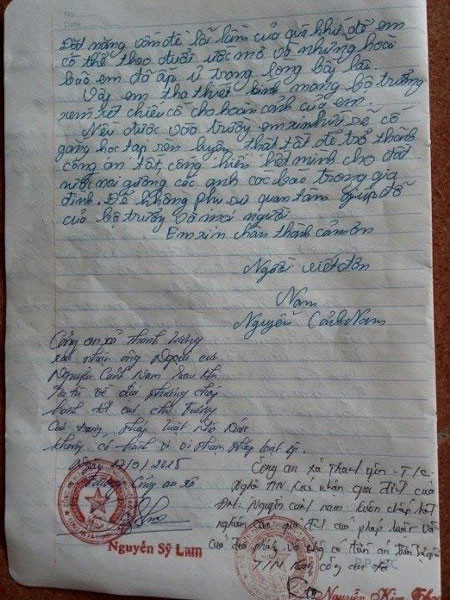 Thêm nam sinh 'dừng bước' ngành công an vì lai lịch gia đình ảnh 3