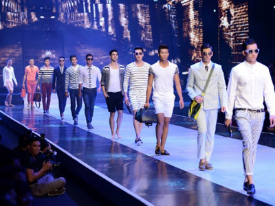 Với hình thể chuẩn, giới siêu mẫu nam dễ lọt vào tầm ngắm của giới bầu show