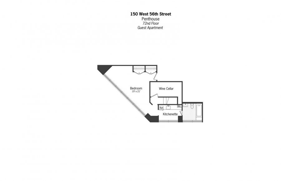 Hầm rượu của căn hộ có sức chứa tới 1.000 chai