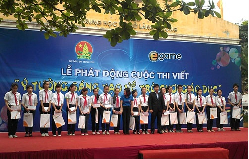 Thế giới học đường chung tay xây dựng trò chơi trực tuyến cùng Chinh Phục Vũ Môn. Thế giới học đường chung tay xây dựng trò chơi trực tuyến cùng Chinh Phục Vũ Môn