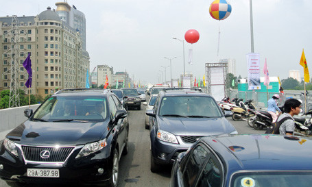 Tuyến đường trên cao được cho sẽ góp phần giúp giảm tắc đường tại Thủ đô. Ảnh: Dân Trí 