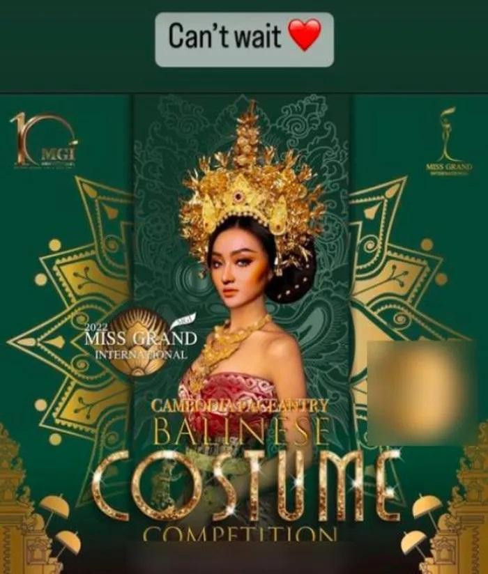 Người đẹp Campuchia phải gặp mặt trực tiếp Hoa hậu Thùy Tiên để xin lỗi vì đăng ảnh "chế", ghép mặt cô vào mặt Thùy Tiên.