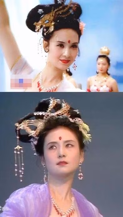 Khâu Bội Ninh đóng vai Hằng Nga khi đã bước sang tuổi 28 nhưng vẫn được khen đẹp như tiên nữ. Khâu Bội Ninh đóng vai Hằng Nga khi đã bước sang tuổi 28 nhưng vẫn được khen đẹp như tiên nữ.