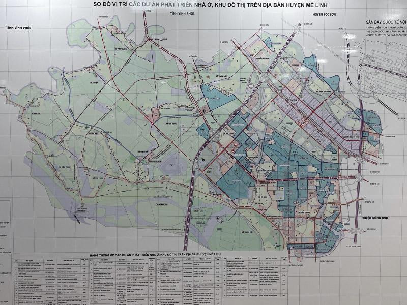 Các dự án phát triển nhà ở huyện Mê Linh hơn 10 năm "đắp chiếu" Các dự án phát triển nhà ở huyện Mê Linh hơn 10 năm "đắp chiếu"