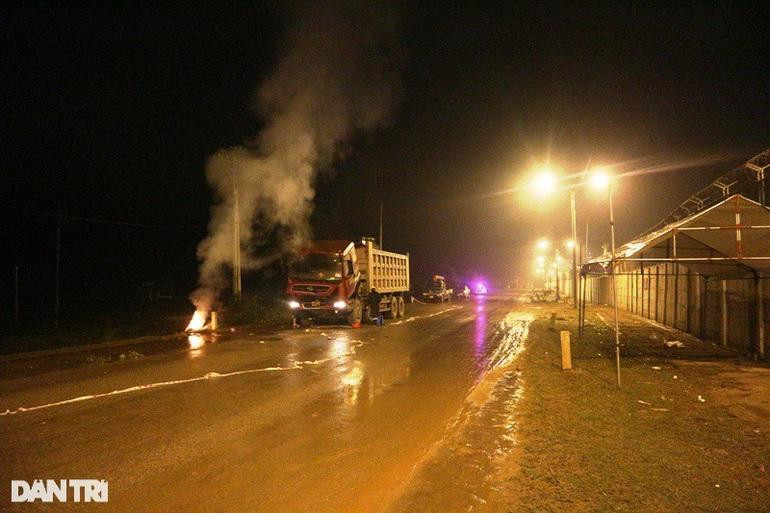 Hiện trường vụ tai nạn thảm khốc khiến 4 người thiệt mạng.