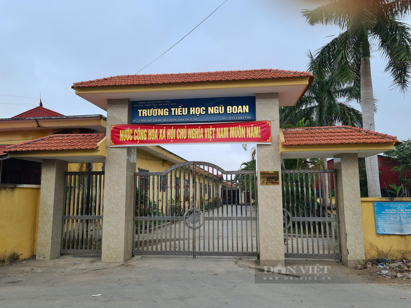 Trường tiểu học Ngũ Đoan nơi diễn ra vụ đánh thâm tím mông 3 học sinh Trường tiểu học Ngũ Đoan nơi diễn ra vụ đánh thâm tím mông 3 học sinh