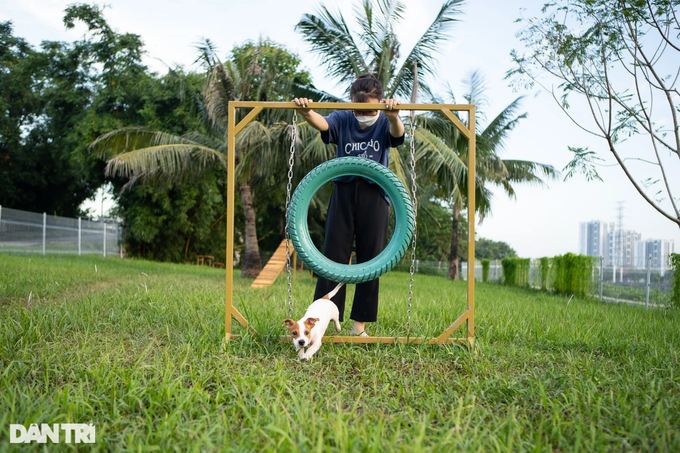 Không gian rộng rãi thỏa sức thú cưng chạy nhảy (Ảnh: Viên Minh)