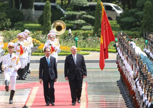 Chủ tịch nước Trần Đại Quang đón Toàn quyền Úc ảnh 1