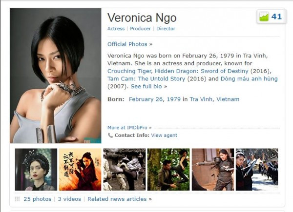 Ngô Thanh Vân lọt top 50 ngôi sao Hollywood của IMDb ảnh 2