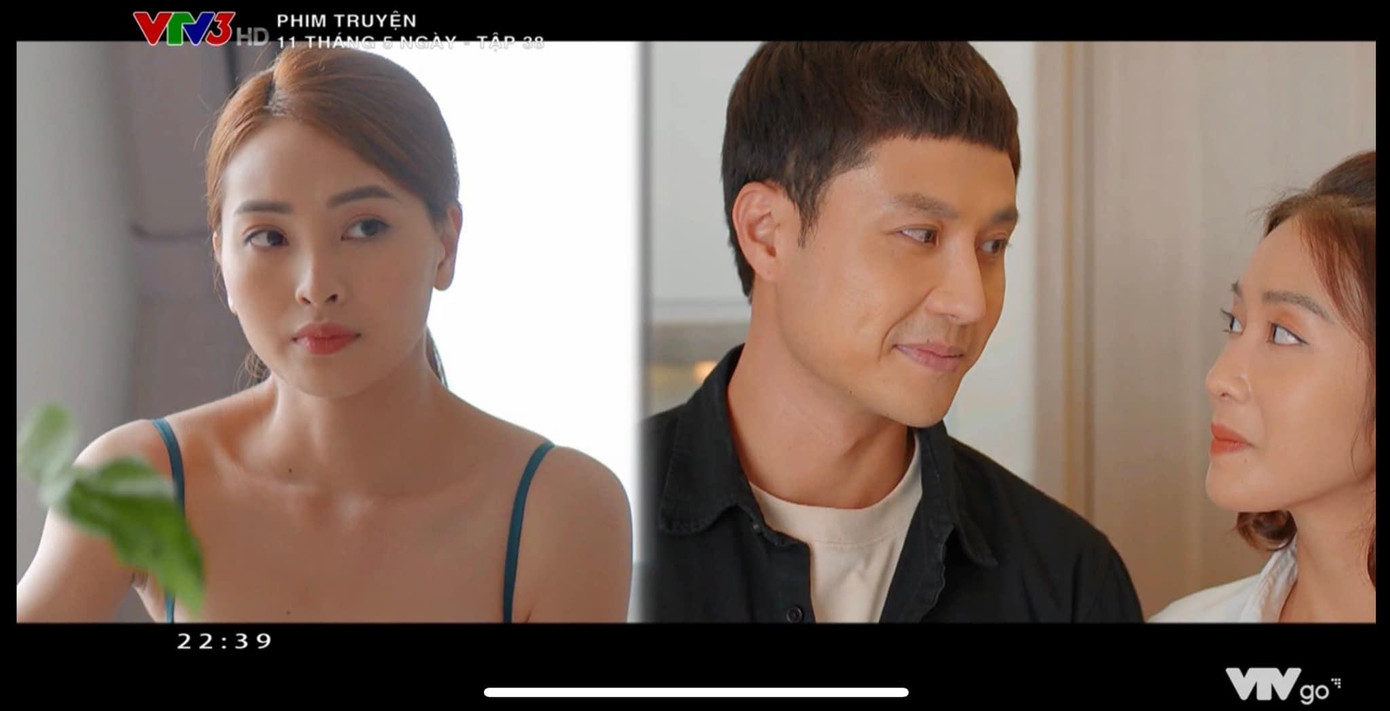 Trang Mù Tạt chen ngang cặp nam nữ chính trong "11 tháng 5 ngày"