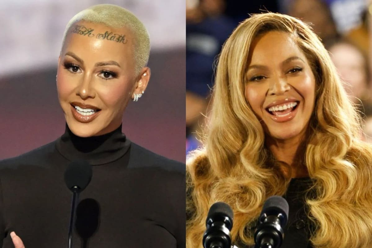 Amber Rose cáo buộc Beyoncé sao chép bài phát biểu.