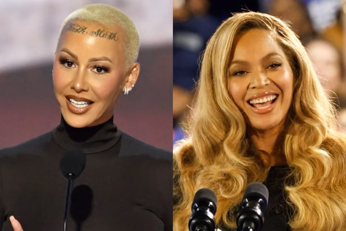 Amber Rose cáo buộc Beyoncé sao chép bài phát biểu.
