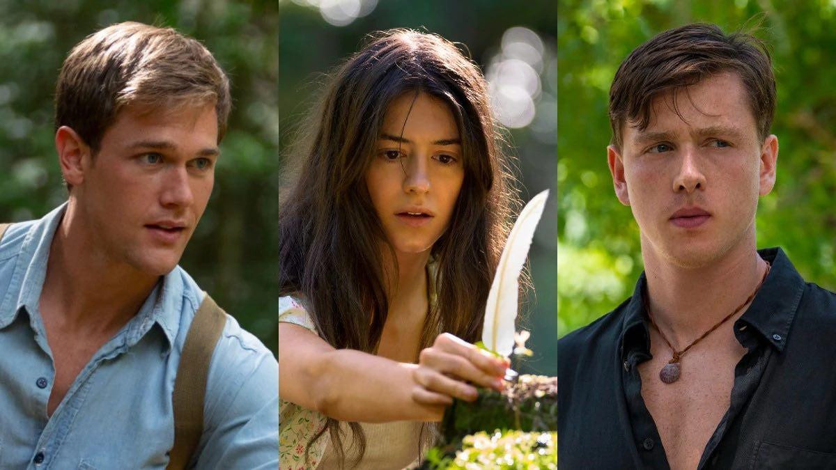 Bộ ba diễn viên chính của "Xa Ngoài Kia Nơi Loài Tôm Hát", lần lượt gồm Taylor John Smith, Daisy Edgar-Jones và Harris Dickinson. (Nguồn: Internet) Bộ ba diễn viên chính của "Xa Ngoài Kia Nơi Loài Tôm Hát", lần lượt gồm Taylor John Smith, Daisy Edgar-Jones và Harris Dickinson. (Nguồn: Internet)