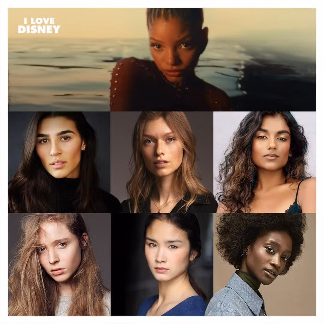 Chân dung hội chị em bạn dì sẽ đồng hành cùng "Ariel" Halle Bailey trên hành trình sắp tới. (Nguồn: Fanpage I Love Disney) Chân dung hội chị em bạn dì sẽ đồng hành cùng "Ariel" Halle Bailey trên hành trình sắp tới. (Nguồn: Fanpage I Love Disney)