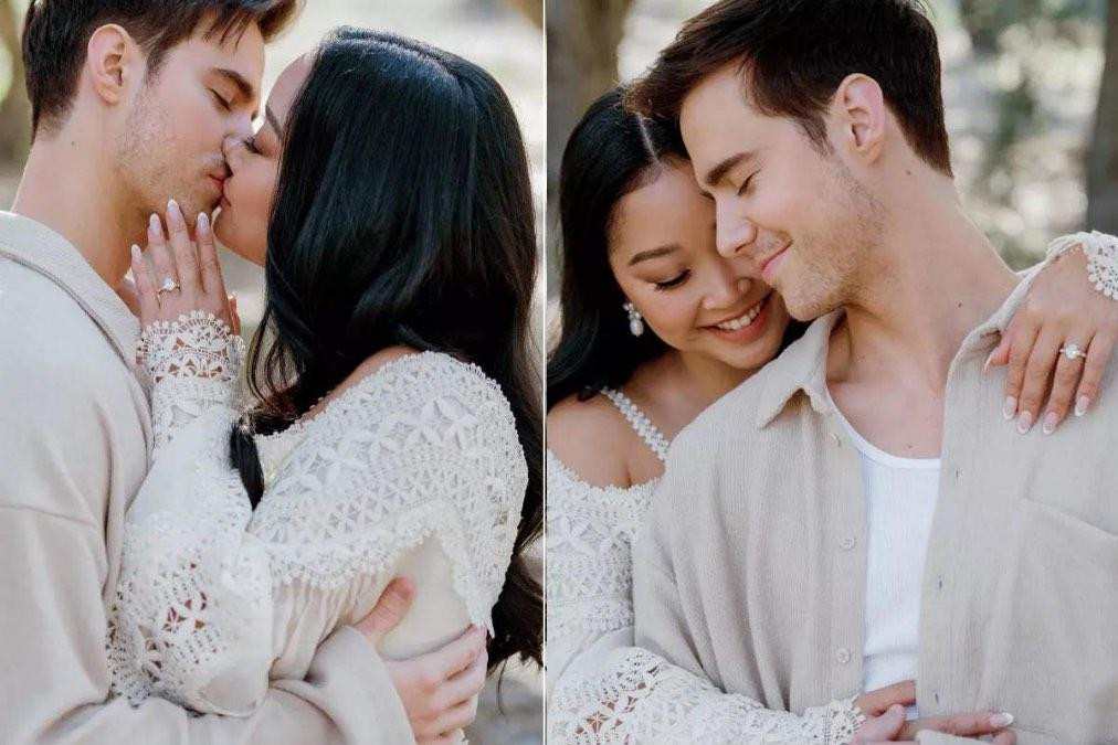 Ảnh đính hôn cực ngọt được Lana chia sẻ trên trang cá nhân. (Nguồn: Internet) Ảnh đính hôn cực ngọt được Lana chia sẻ trên trang cá nhân. (Nguồn: Internet)