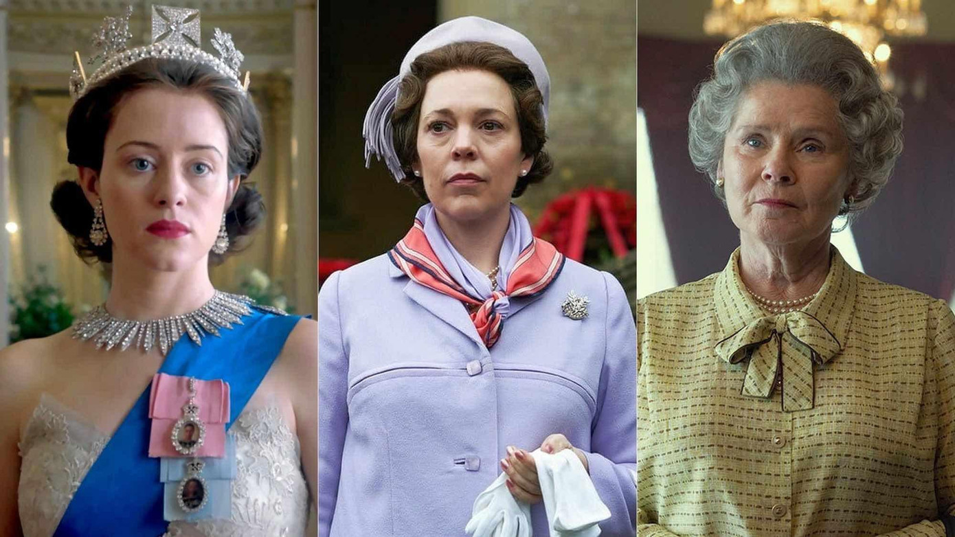 3 giai đoạn cuộc đời của Nữ hoàng Elizabeth II được khắc họa bởi 3 nữ diễn viên: Claire Foy, Olivia Colman và Imelda Staunton. (Nguồn: Internet)