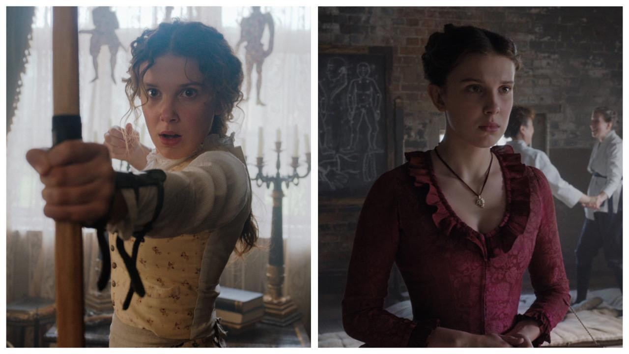 Millie đã làm nên một Enola độc đáo và bản lĩnh. Nguồn: Internet