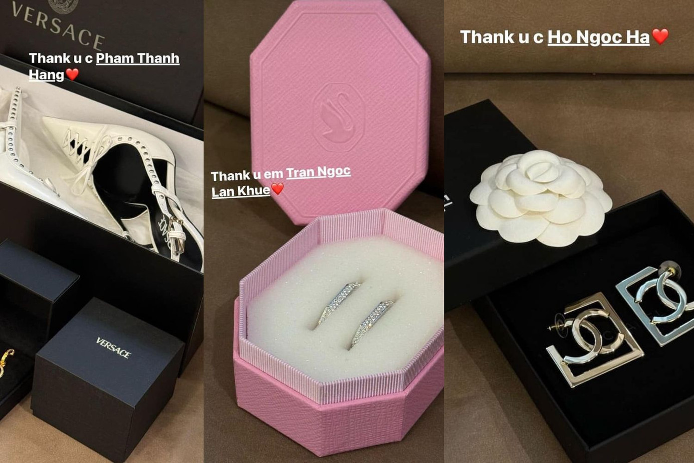 Những món quà xa xỉ từ các super mentor tặng cho Hương Giang nhân dịp sinh nhật. Những món quà xa xỉ từ các super mentor tặng cho Hương Giang nhân dịp sinh nhật.