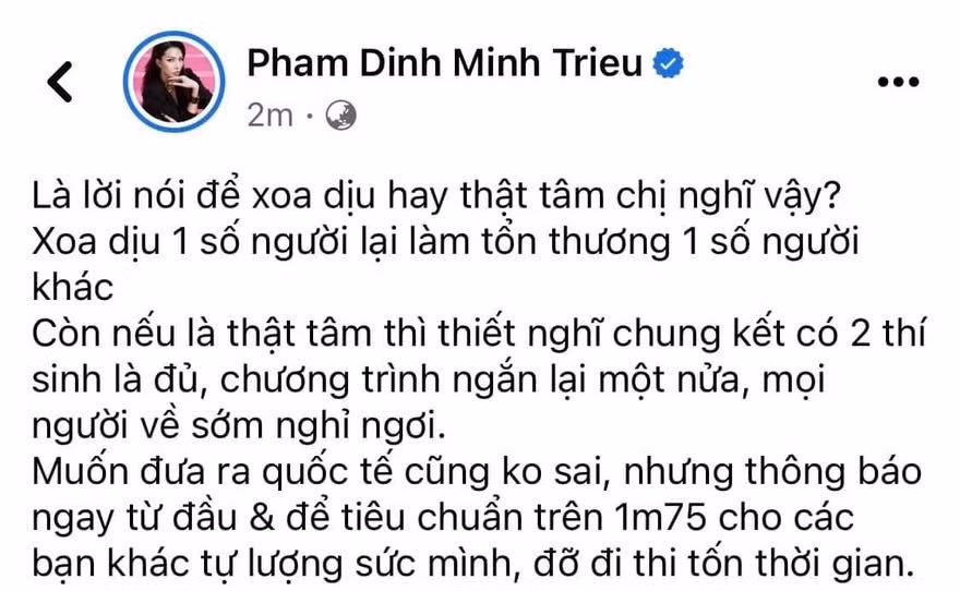 Bộ đôi Minh Triệu và Kỳ Duyên bức xúc trước những chia sẻ về kết quả chương trình.