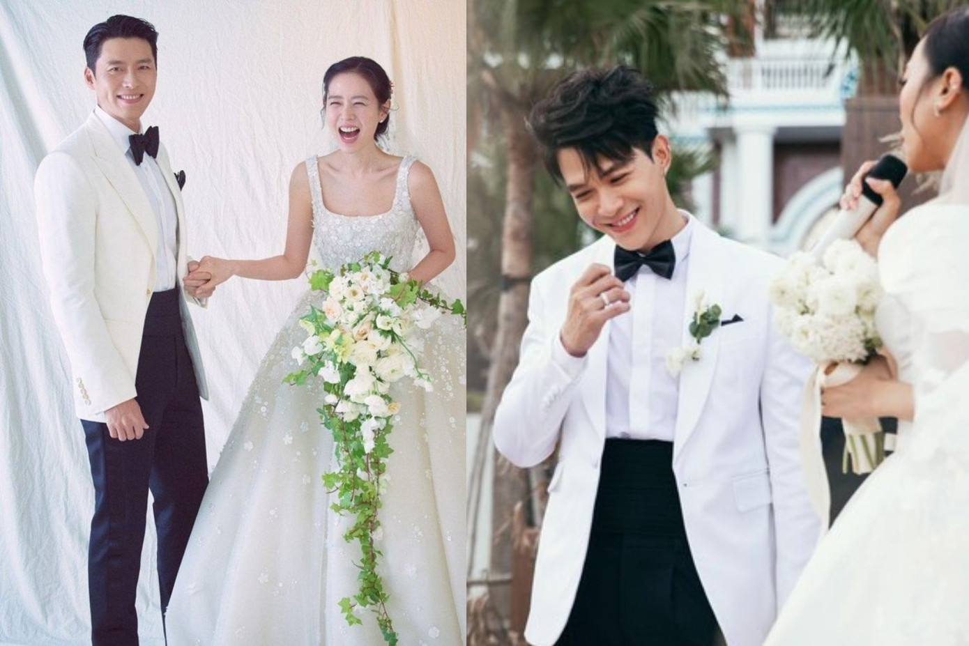 Anh Tú &quot;chiều&quot; vợ với mẫu áo cưới tương tự thần tượng Hyun Bin của Diệu Nhi.