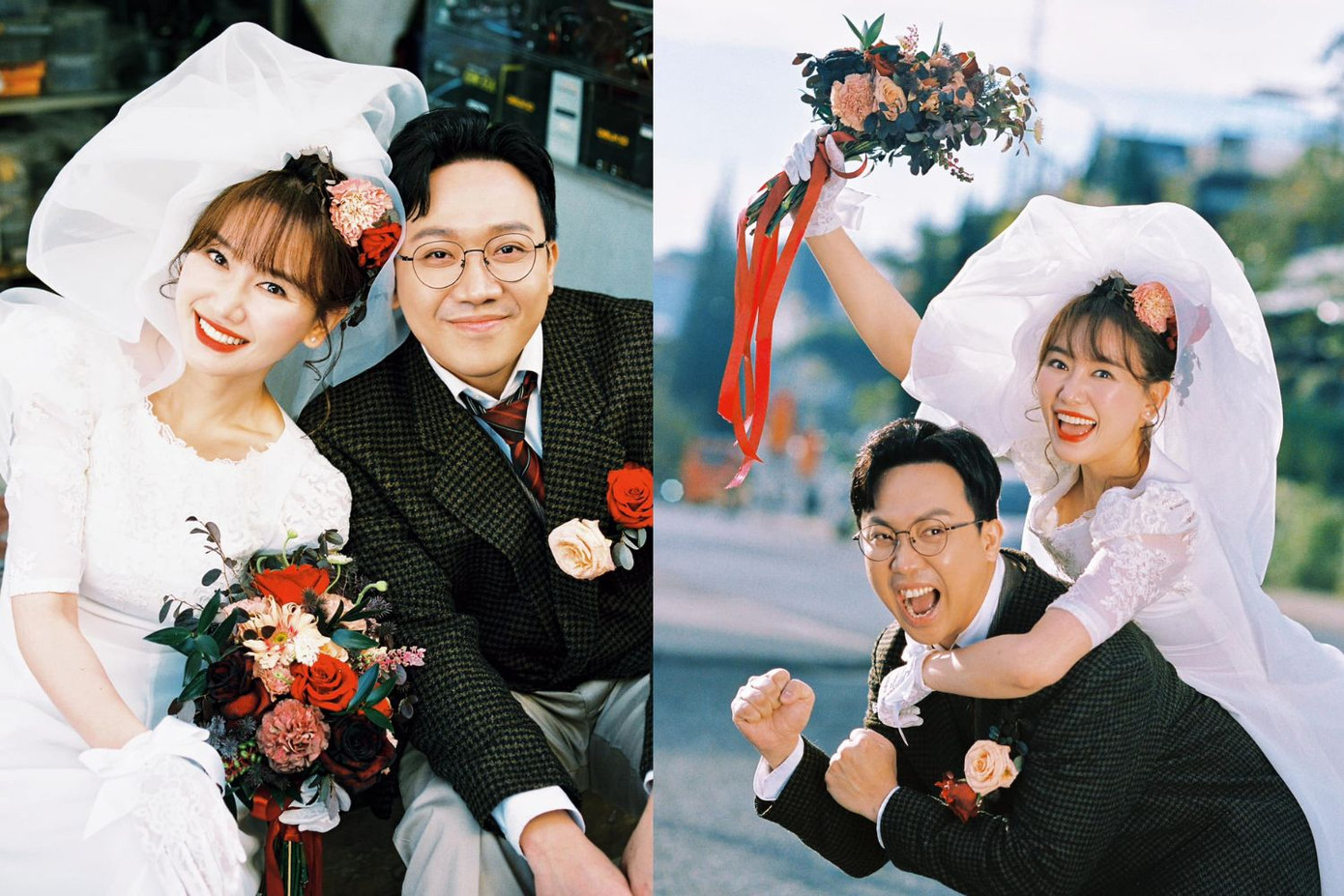 Trấn Thành "gây bão" cộng đồng mạng với lời hứa hẹn trong kỷ niệm ngày cưới.