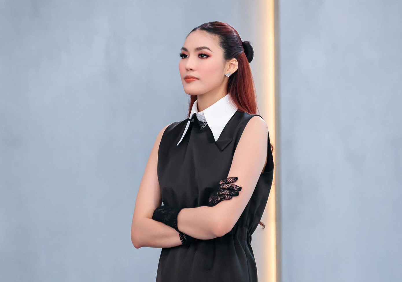 Lan Khuê không có được chiến thắng nào sau 9 tập thi.