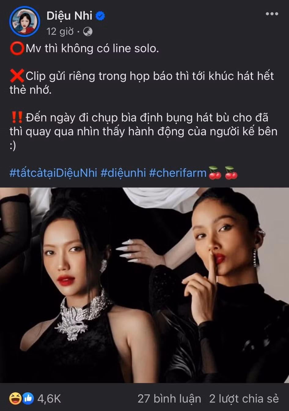 Hoa hậu H'Hen Niê "ngăn cản kịp thời" trước khi Diệu Nhi định cất tiếng hát.