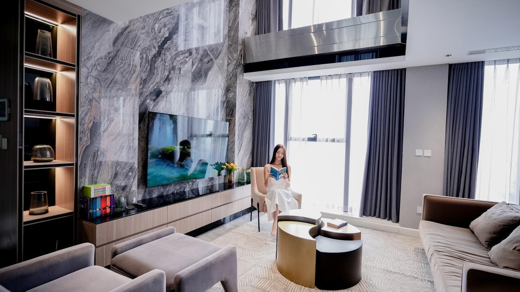 Không gian sang trọng với nhiều thiết kế nổi bật.