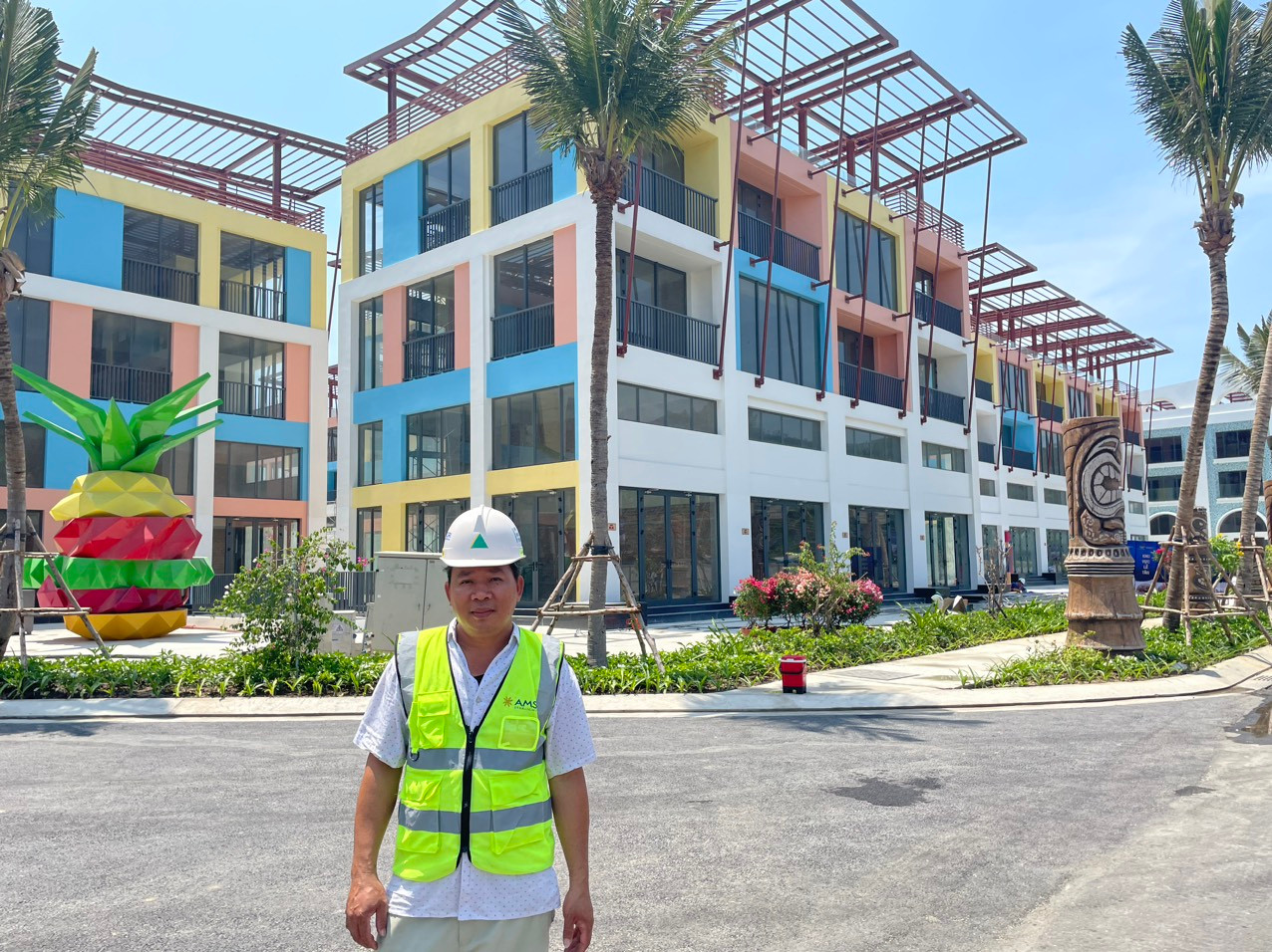 Anh Vũ Ngọc Dũng làm việc tại dự án Vega City Nha Trang từ năm 2016
