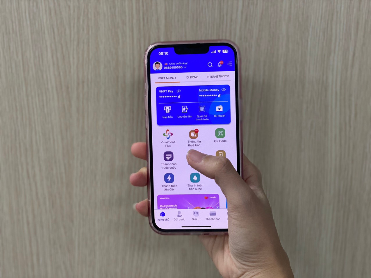 Khách hàng VinaPhone có thể khai báo thông tin trên ứng dụng Khách hàng VinaPhone có thể khai báo thông tin trên ứng dụng