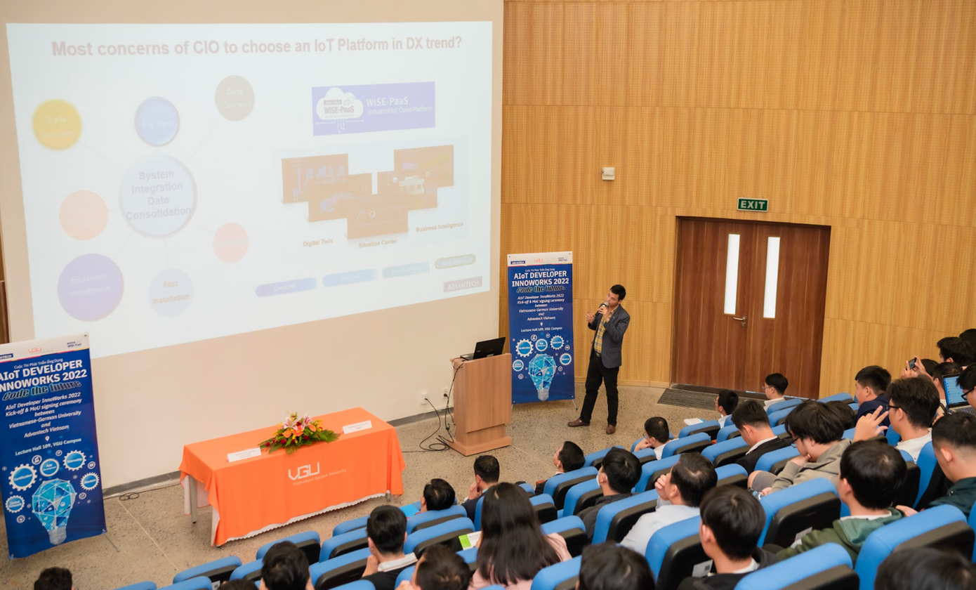 Thoả thuận hợp tác giữa Advantech và các trường sẽ tạo điều kiện cho sinh viên, giảng viên được đào tạo qua các workshop chuyên ngành