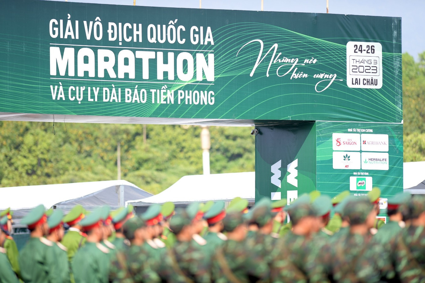 Giải vô địch Quốc gia Tiền phong Marathon lần thứ 64 khởi động vào sáng 25.3 tại tỉnh Lai Châu với sự đồng hành của SABECO và thương hiệu Bia Saigon Giải vô địch Quốc gia Tiền phong Marathon lần thứ 64 khởi động vào sáng 25.3 tại tỉnh Lai Châu với sự đồng hành của SABECO và thương hiệu Bia Saigon